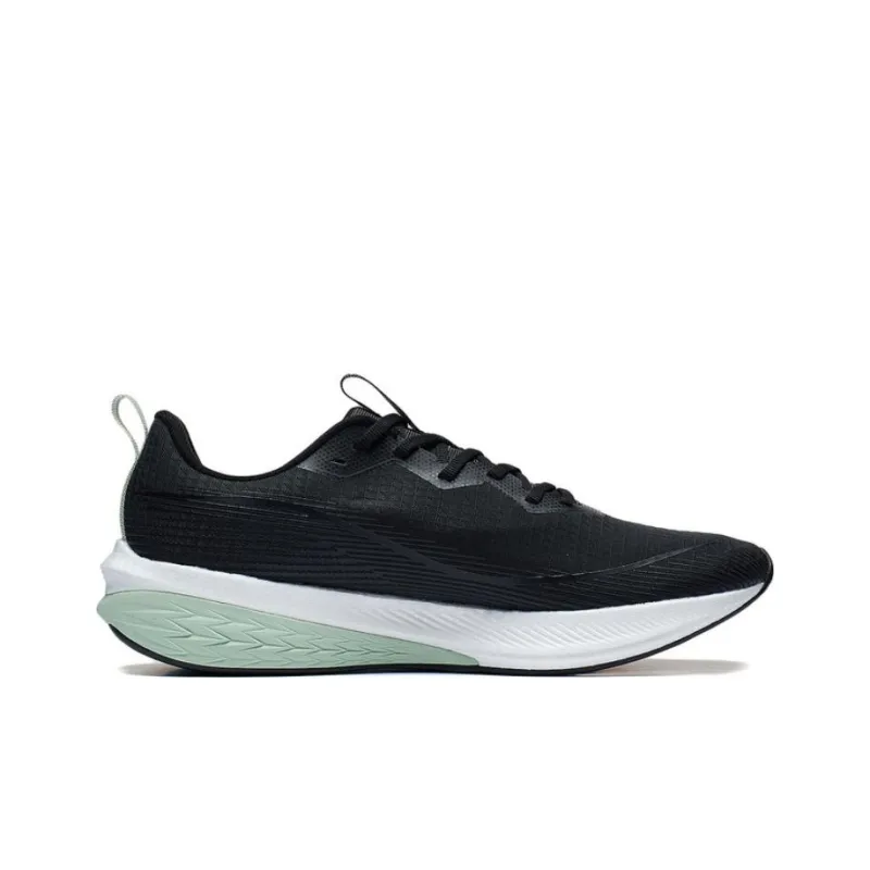 LiNing Red Hare 6 Pro Cushioning Lightweight Low Top Casual Running Shoes Men's Black-1