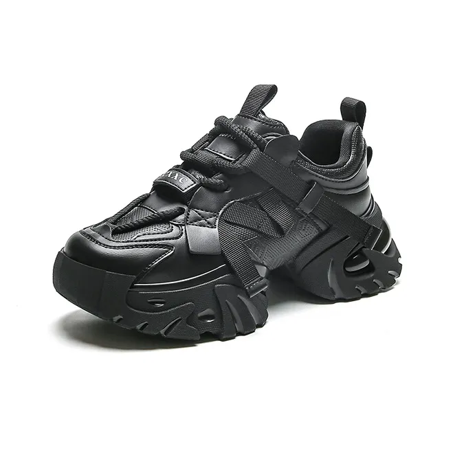 WOOS BOBO Versatile Casual Shoes Cushioning, Wear Resistant Low Top Chunky Sneakers Women's-1