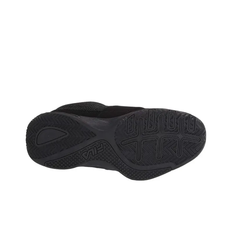 FILA Cushioning Wear Resistant Low Top Running Shoes Unisex Black-5