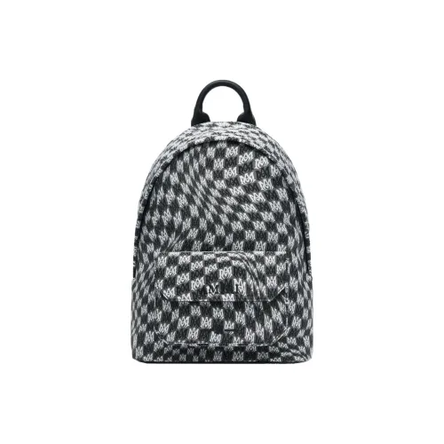 graphic-print zip-up backpack