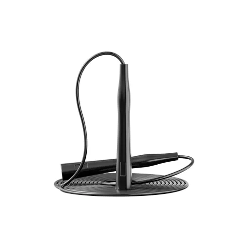 MELANTHA Fitness Training Non Countable Jump Ropes Adults Twine Material PVC Handle Material PP 3m Black