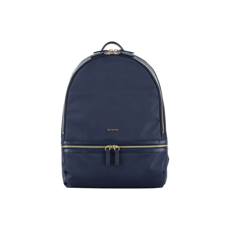 SAMSONITE Nylon Spell PU Laptop Backpack Unisex Dark Navy-0