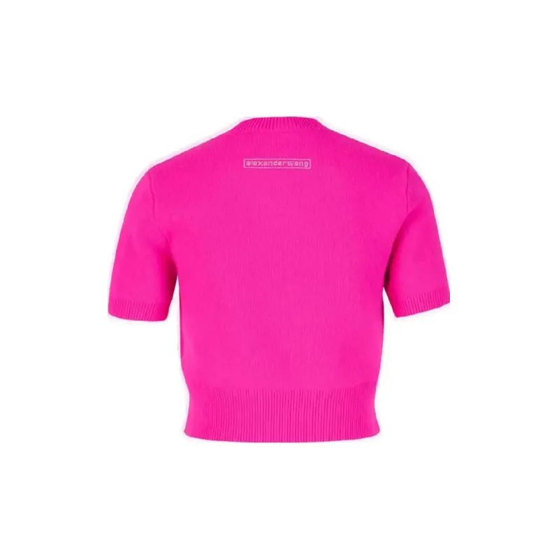 Alexander Wang Crop Tops Women's Pink-1