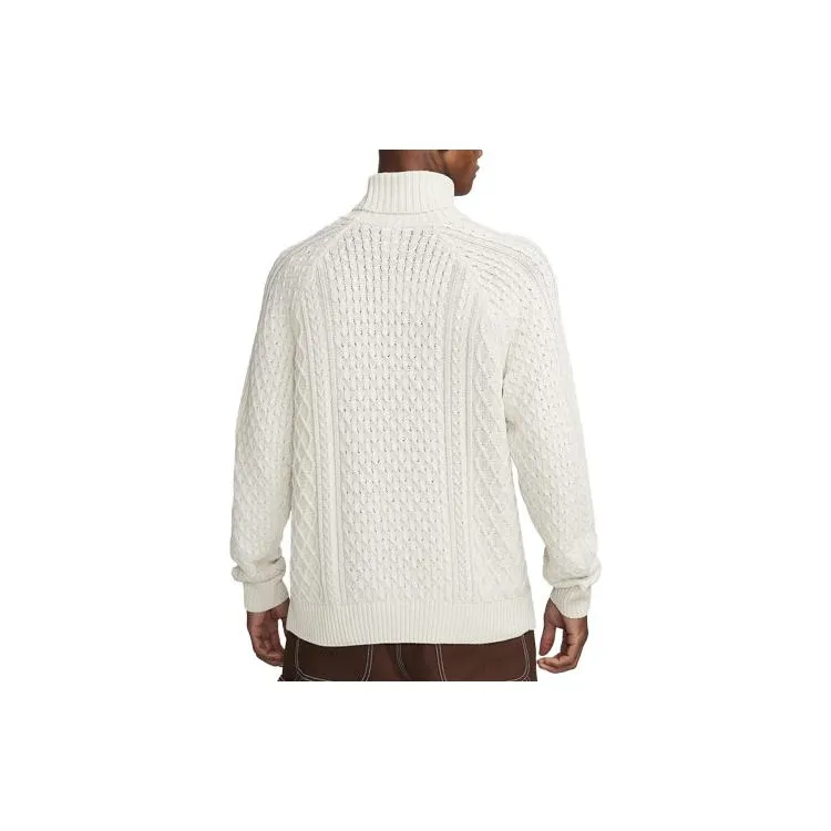 Nike Life Men's Cable Knit Turtleneck Sweater-2