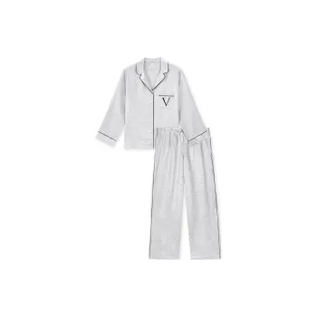 Victoria's Secret Pajama Set Unisex Flint Gray