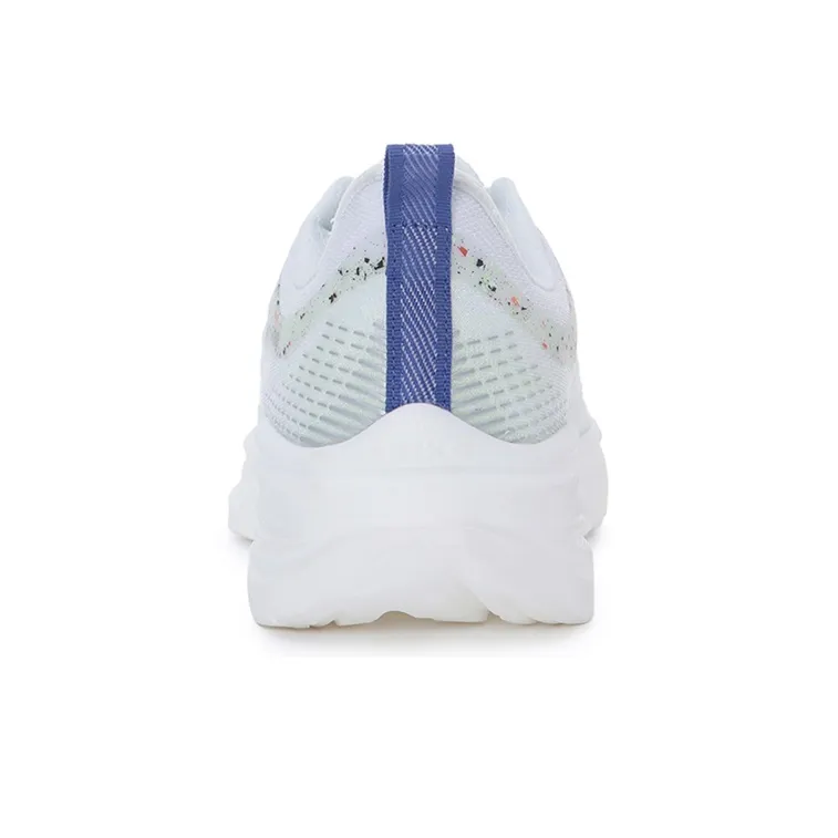Erke Low-Top Running Shoes Men's True White Turquoise Blue-3