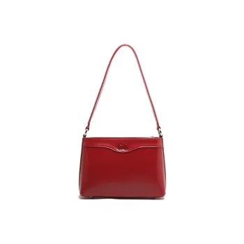 MICOCAH PU With Polyester And Cotton Shoulder Bag, Crossbody Bag Women's Ice Berry Red/Persimmon/Iris Black