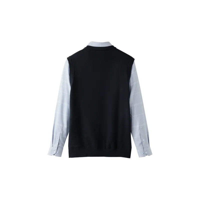 HLA Knitwear Men Navy Blue 35-1