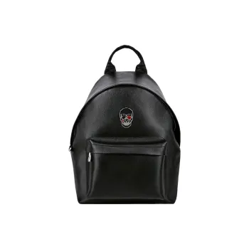 PHILIPP PLEIN Calfskin Backpack Regular Unisex Black