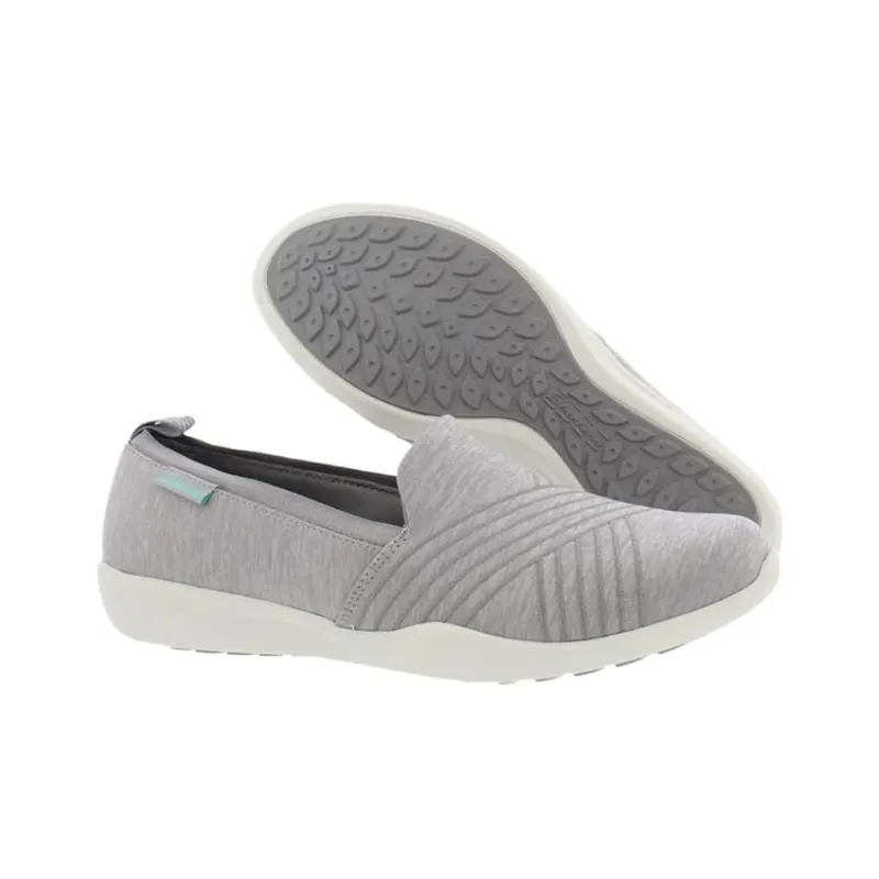 Skechers Newbury St Anti-Slip Wear-Resistant Low-Top Casual Shoes Women's Gray-3
