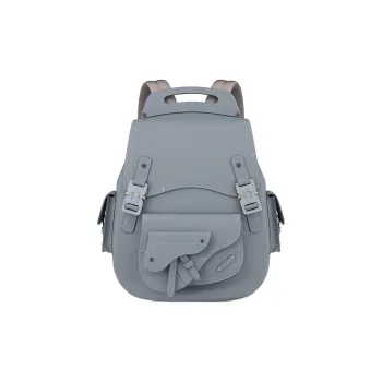 DIOR Gallop Grained Calfskin Backpack Large Size Men's Dio Gray