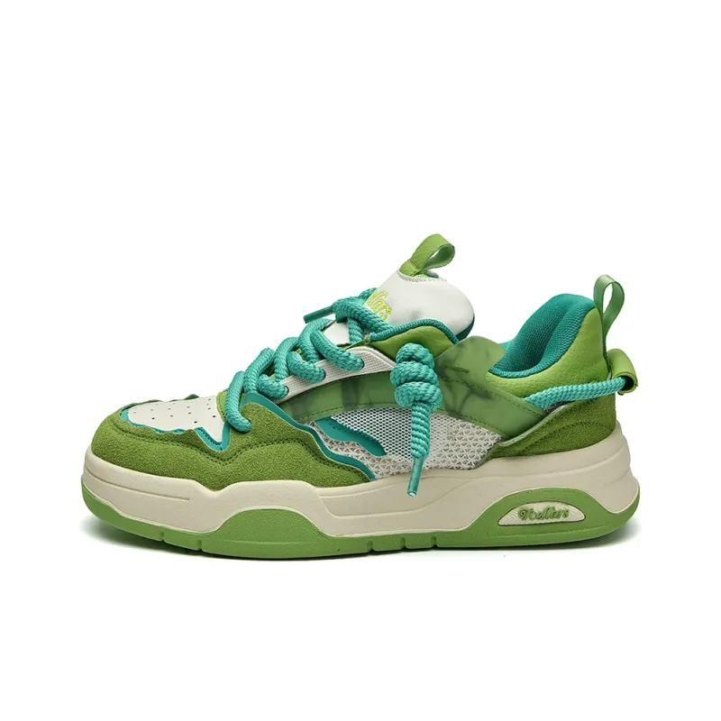 TCELLARS Mid Top Skateboard Shoes Unisex Mint Green Box Limited Edition-1
