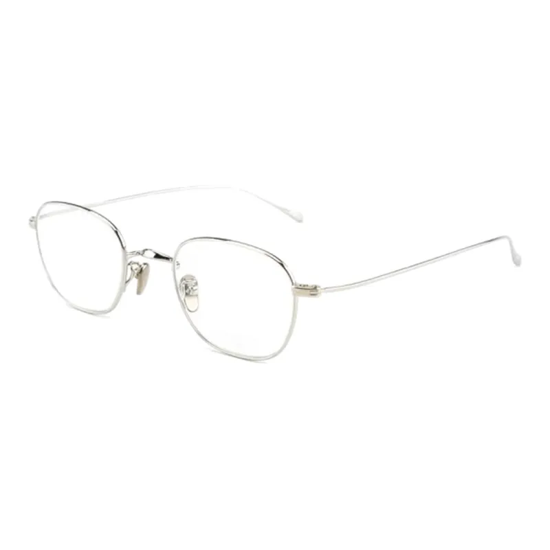 MASUNAGA Titanium Irregular Shape Eyeglass Frames Unisex Multicolor-5