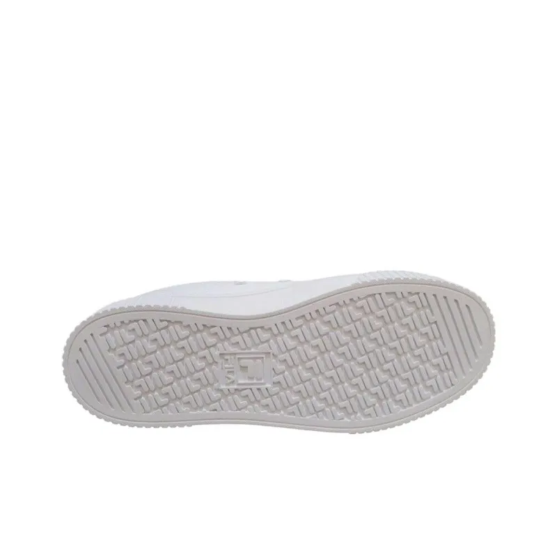 FILA Panache Platform Thermal Slip Resistant Low Top Skateboard Shoes Women's White-3