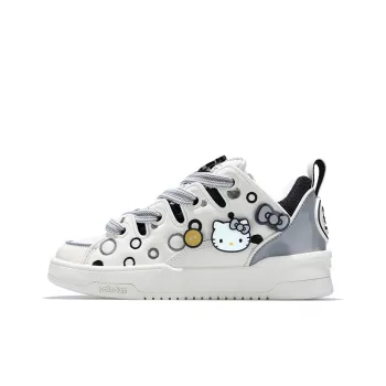 Hello Kitty x Palladium Low Top Skateboard Shoes Women's Black Gray