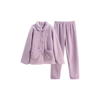 FENTENG Pajama Set Unisex Taro Purple Ecru Magnolia Pink Gray Blue Royal Blue Khaki