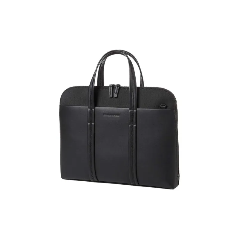 SAMSONITE Polyurethane Briefcase Laptop Bag Shoulder Bag Crossbody Bag Handbag Unisex Black-1