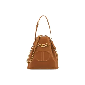 DIOR C'est Dior Cow Leather Bucket Bag, Handbag, Shoulder Bag Women's