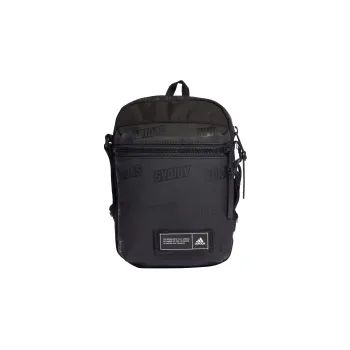 Adidas Eco friendly Polyester Fiber Flat Woven Fabric Shoulder Bag Crossbody Bag Regular Unisex Black