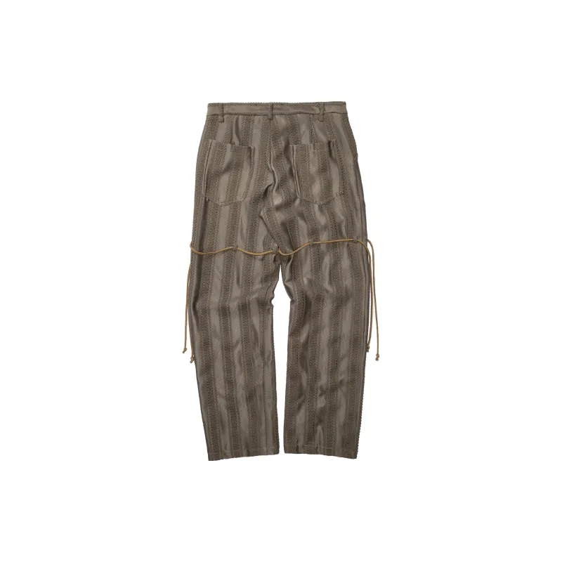 SONG FOR THE MUTE Casual Pants Men Green-1
