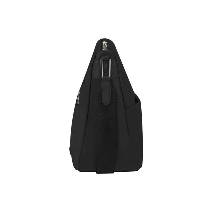 SAMSONITE Recycled Polyester Crescent Bag Shoulder Bag Crossbody Bag Women's Black-2