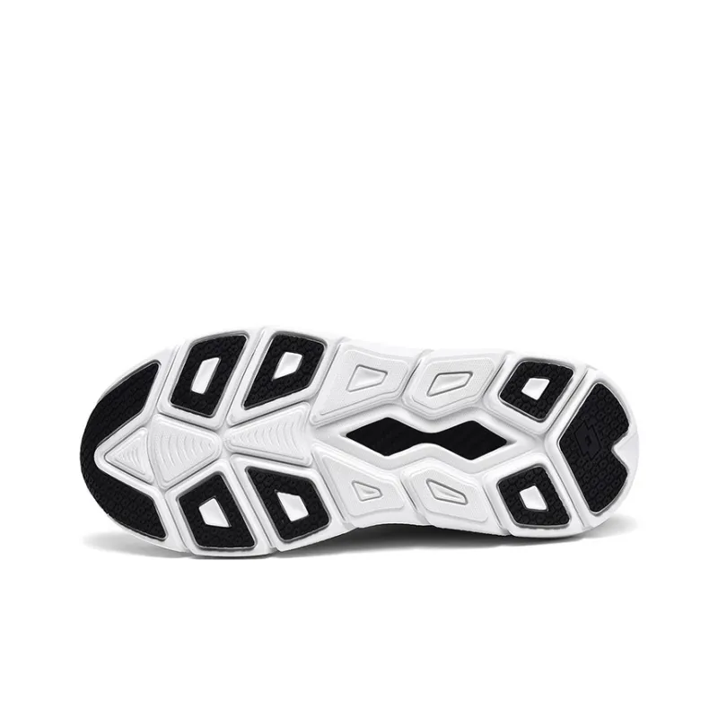 LOTTO Running Shoes Men Low Top Black/White Silver/Grayish Green/Beige Yellow-4