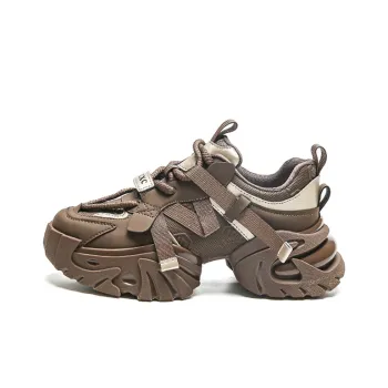 WOOS BOBO Versatile Casual Shoes Cushioning Wear Resistant Low Top Chunky Sneakers Women's
