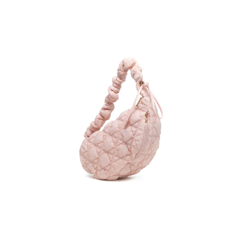 CARLYN Nylon Crossbody One Shoulder Handbag Regular Women's Light Pink-1