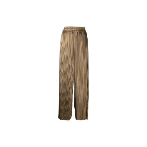 TWINSET Metallic-finish Pleated Trousers