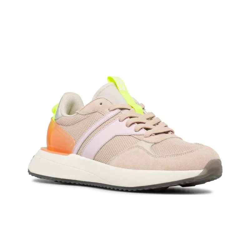 Keds Tiasa Cushioned Slip-Resistant Abrasion-Resistant Low-Top Casual Shoes Women's Pink White-1