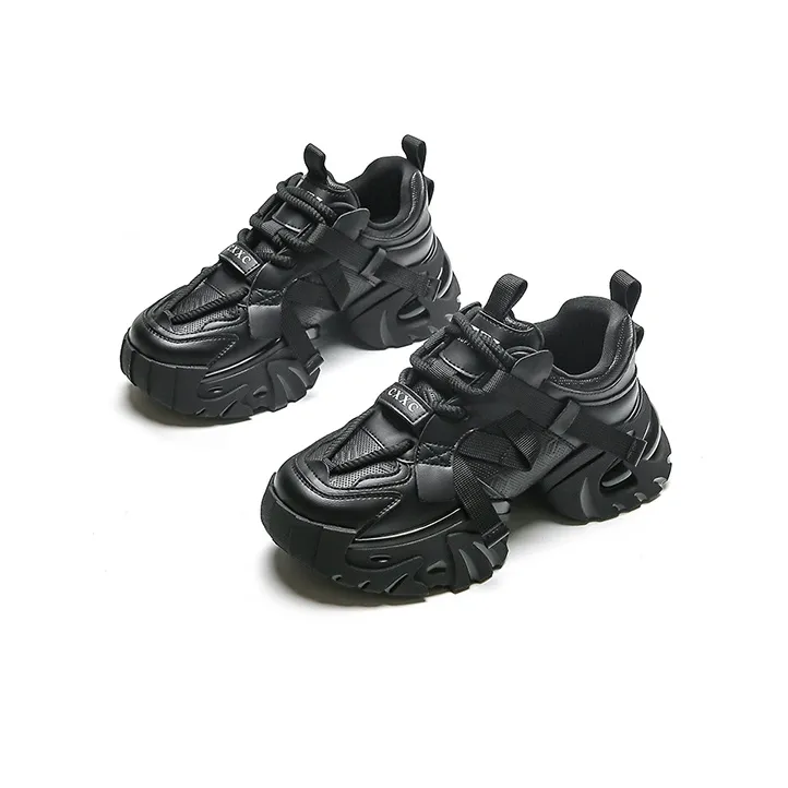 WOOS BOBO Versatile Casual Shoes Cushioning, Wear Resistant Low Top Chunky Sneakers Women's-2