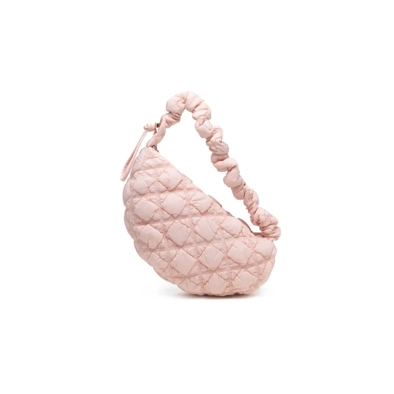 CARLYN Nylon Crossbody One Shoulder Handbag Regular Women's Light Pink-3