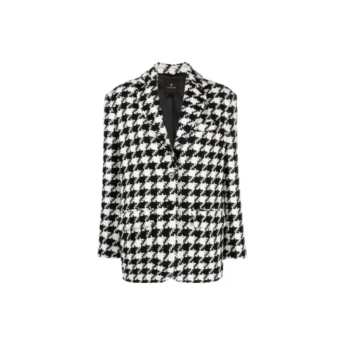 Anine Bing Quinn Houndstooth Blazer