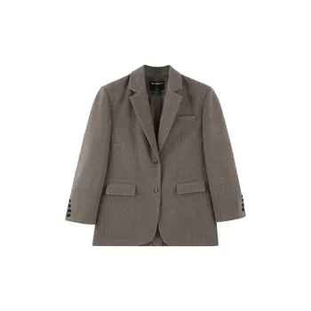 Initial Language Coats Coat Women's Light Coffee
