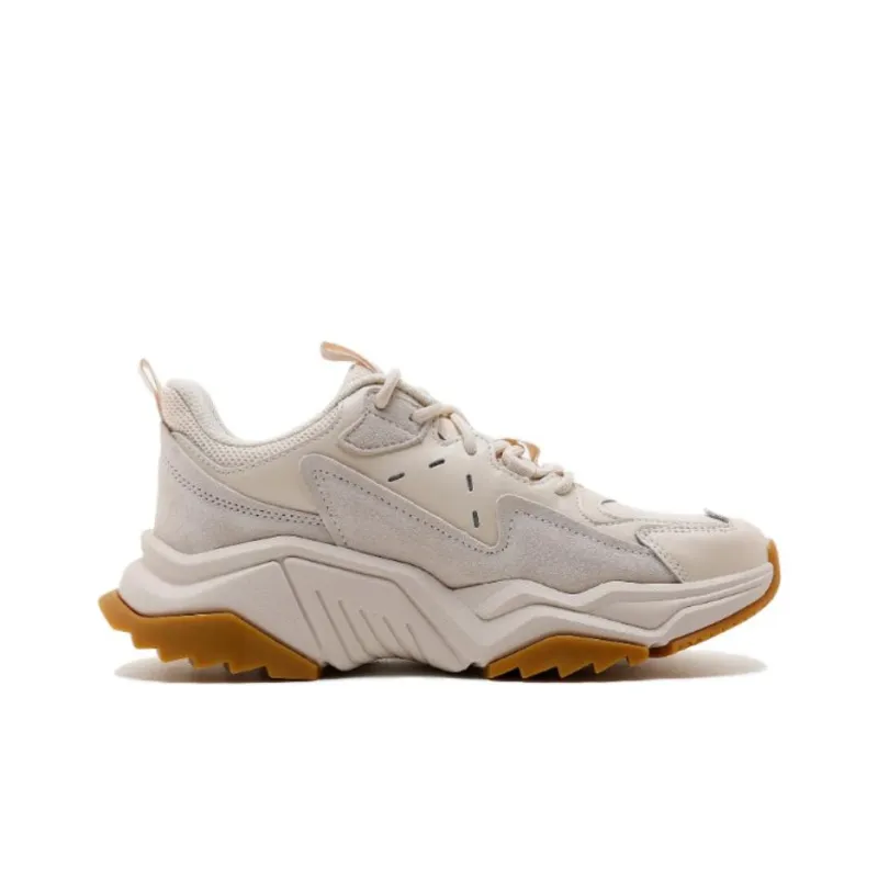 Skechers Block Smart-Rory Anti-Slip Wear-Resistant Low-Top Casual Shoes Women's Beige-1