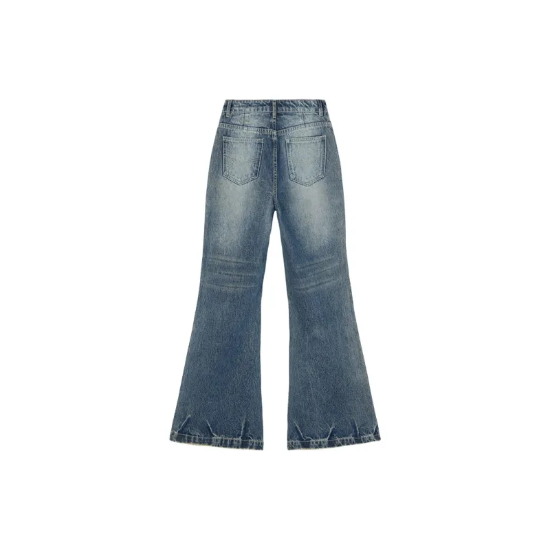 MEETLADY Jeans Women's Denim Blue-1
