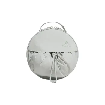 Adidas Nylon Small Round Cake Handbag, Shoulder Bag, Crossbody Bag Regular Women's Green