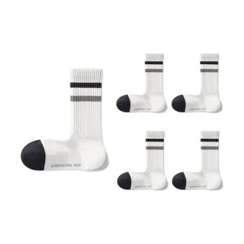 B&C.Room Mid Calf Socks Fall Winter Men's 5 Pack