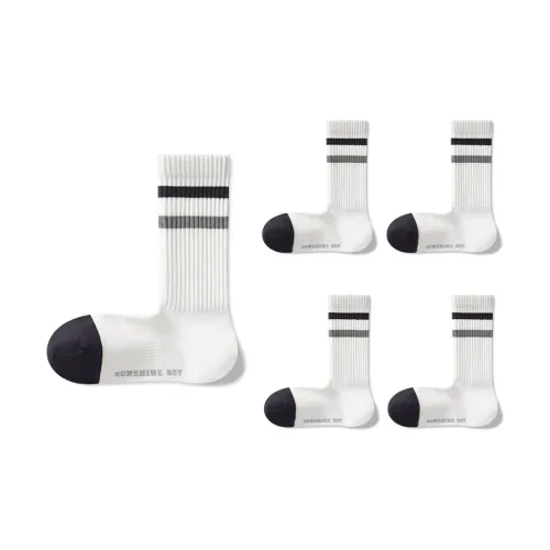 B&C.Room Mid Calf Socks Fall Winter Men's 5 Pack