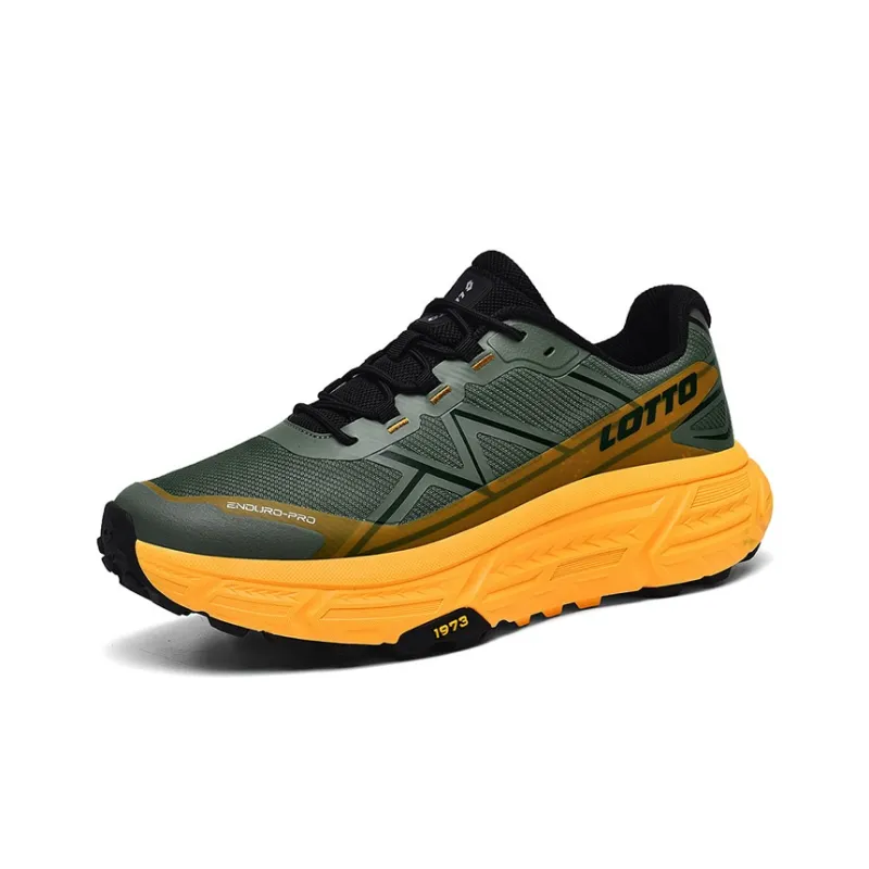 LOTTO Running Shoes Men Low Top Black/Gray/Beige-16