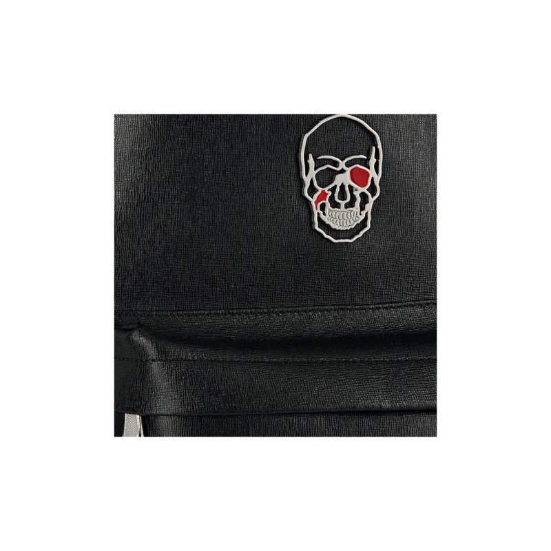 PHILIPP PLEIN Calfskin Backpack Regular Unisex Black-4