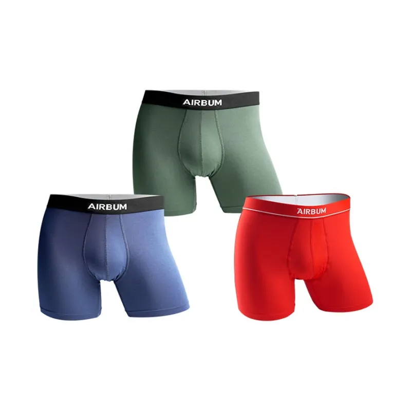Airbum Underwear Underpants Men's Combo Set Red-17