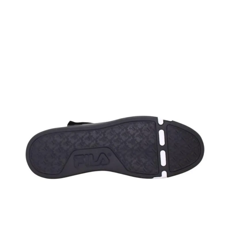 FILA V-10 Lux Csrk Slip-Resistant Cushioning Mid-Top Skateboard Shoes Men's Black-4