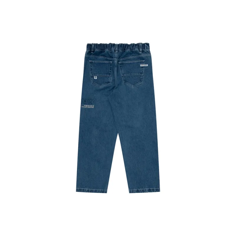 Aape Logo appliqué Straight leg Jeans-3