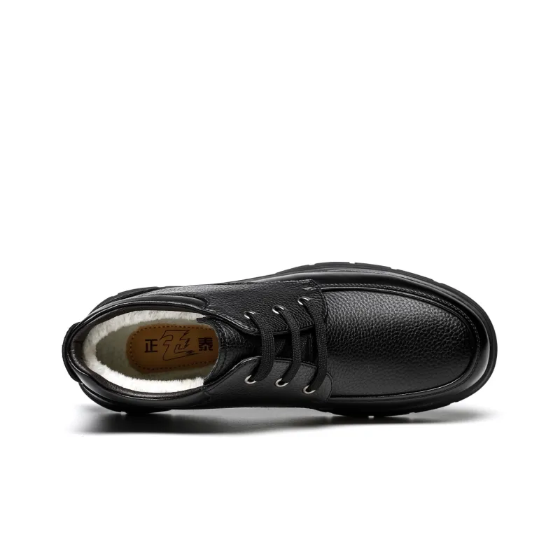 CHINT Dress Shoes Men High Top Black-3