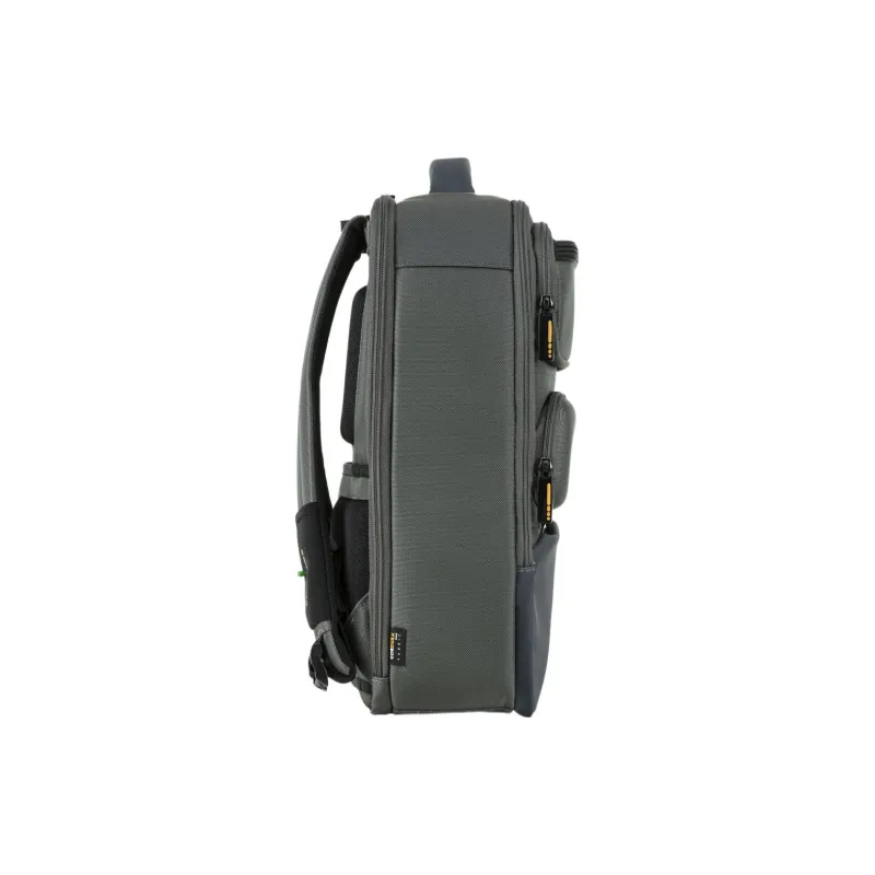 SAMSONITE Cordura Fabric With Polyurethane Coating Laptop Backpack Men's Gray With Navy Accents-4