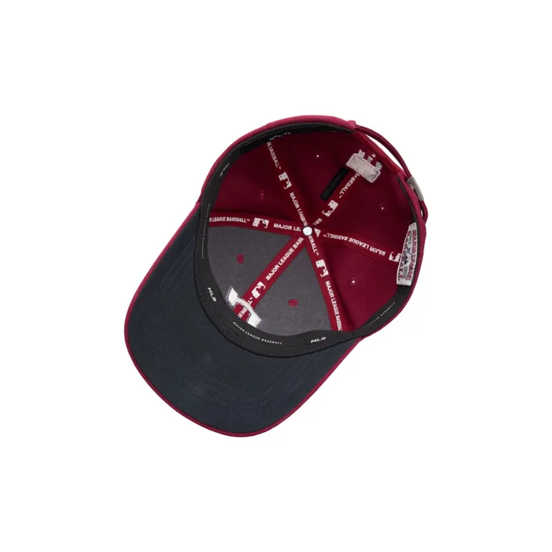 MLB Cotton Baseball Caps Kids' Burgundy-3