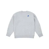 nike club crew fit sweatshirt steam white