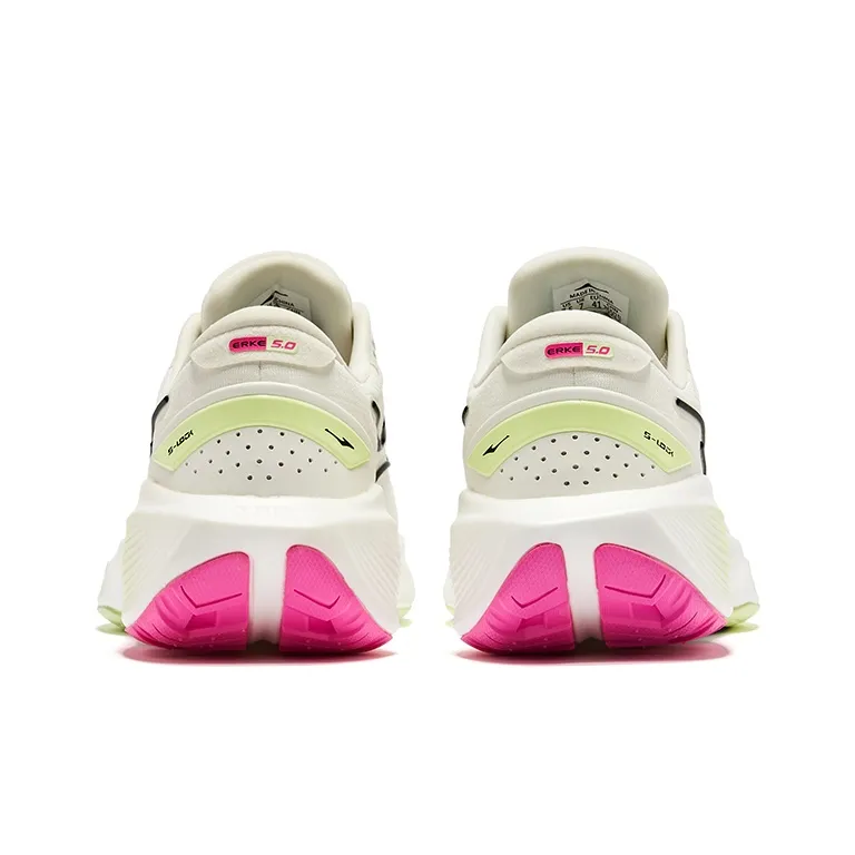 Erke Odd Bullet 5.0 Running Shoes Men Low Top Microcrystal White-3