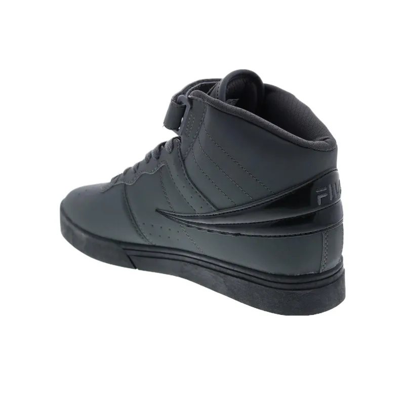 FILA Vulc 13 Cushioning Wear-Resistant Mid-Top Skateboard Shoes Men's Gray-2